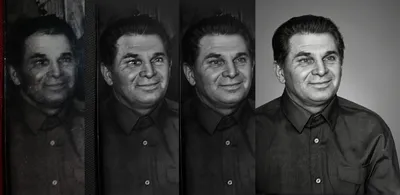 Искусство Восстановления. Пошаговое деликатное улучшение деталей для портрета на памятнике
