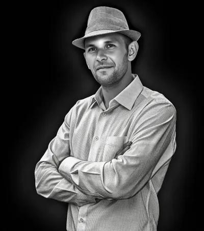 Профессиональный портрет для гравировки: Из любительского снимка в вечный образ