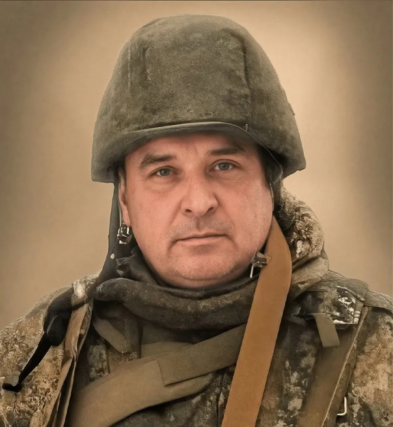 Реставрация Фото бойца СВО для Аллеи Славы